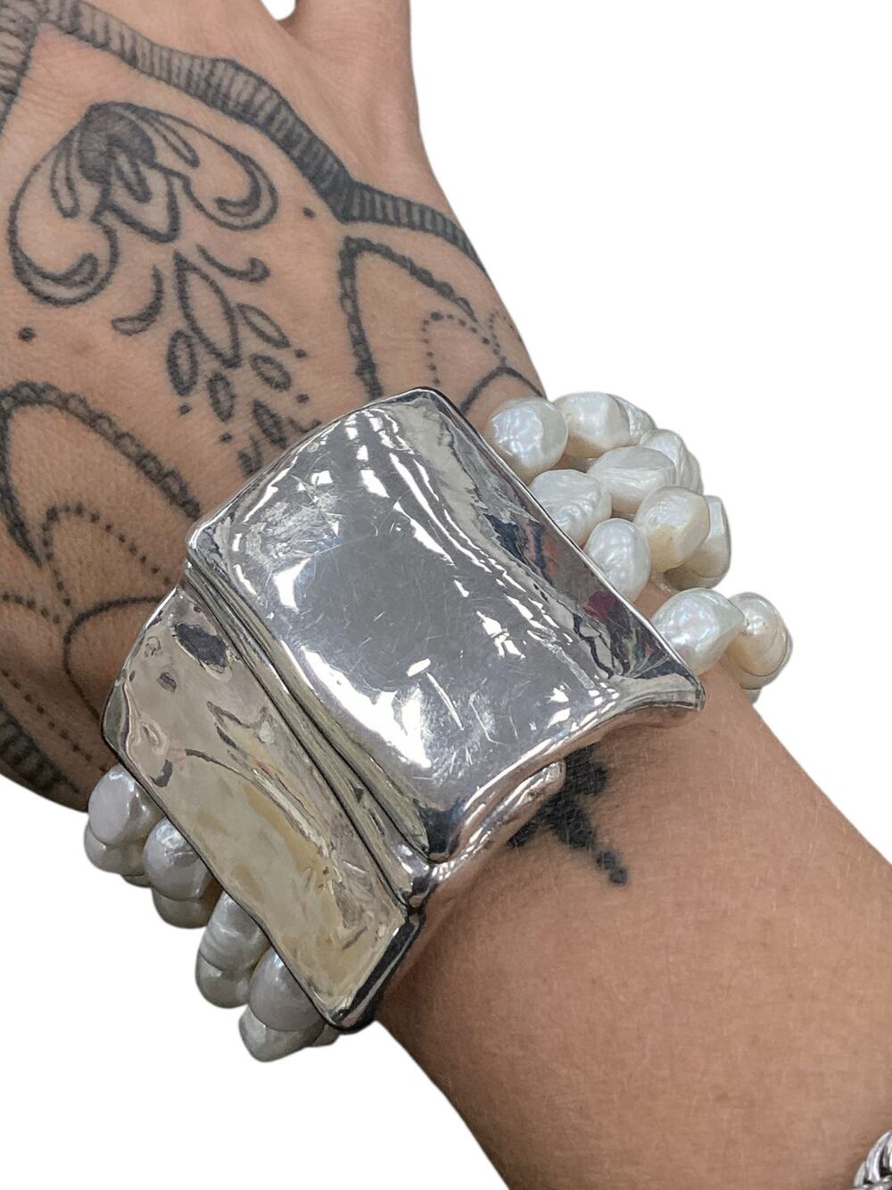 Fresh Water Pearls Sterling Silver Bracelet